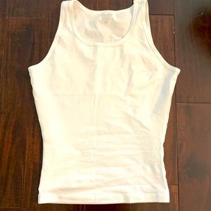 Spanx mens slimming white tank